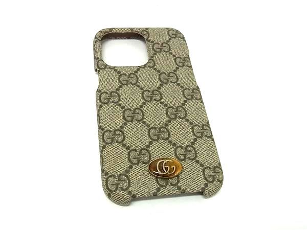 □極美品□ GUCCI グッチ 701332 617664 GGマーモント GG柄 PVC