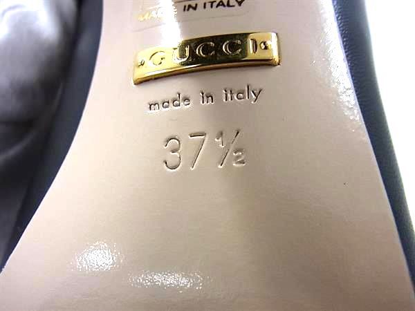 □極美品□ GUCCI グッチ GGマーモント レザー ヒール パンプス表記