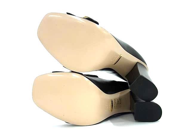 □極美品□ GUCCI グッチ GGマーモント レザー ヒール パンプス表記