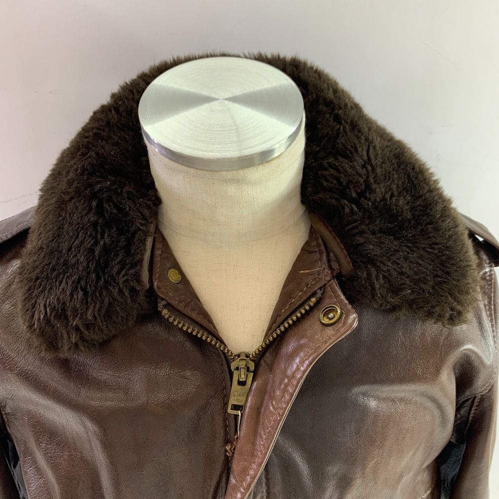 04w5336▽※【中古】ショット SCHOTT 184SM レザーフライトジャケット