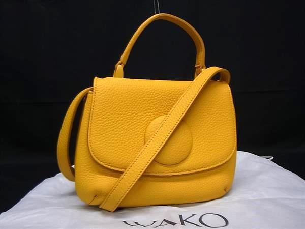 □新品□未使用□ WAKO 和光 ワコー MANACO レザー ショルダーバッグ