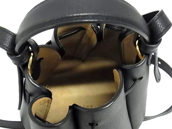 □美品□ POLENE ポレーヌ カヌレバッグ レザー 2WAY クロスボディ