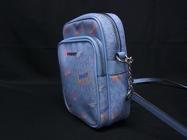 ■新品■未使用■ MICHAEL KORS マイケルコース 35T5STVC2I ダイナー PVC ショルダーバッグ 斜め掛け レディース ブルー系 BM9917 □新品□未使用□ MICHAEL KORS マイケルコース 35T5STVC2I ダイナー