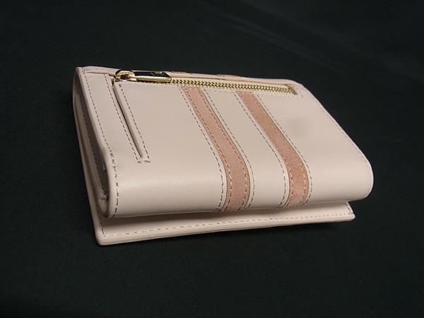 FURLA フルラ シレナ レザー 三つ折り 財布 ウォレット 札入れ 小銭入れ カード入れ レディース ライトピンク系 FV 3752