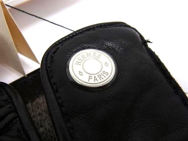 □新品同様□ HERMES エルメス セリエ ラムスキン 手袋 グローブ 表記