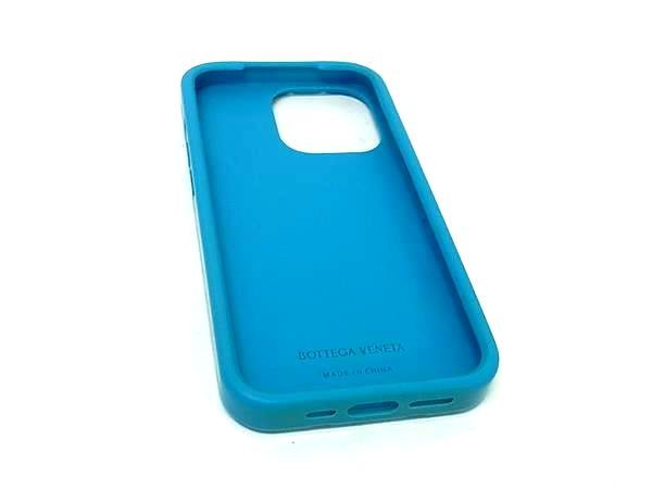 BOTTEGA VENETA ボッテガヴェネタ イントレチャート ラバー iPhone13Pro対応 アイフォンケース スマホケース ライトブルー系 GB2552 BOTTEGA VENETA ボッテガヴェネタ イントレチャート ラバー
