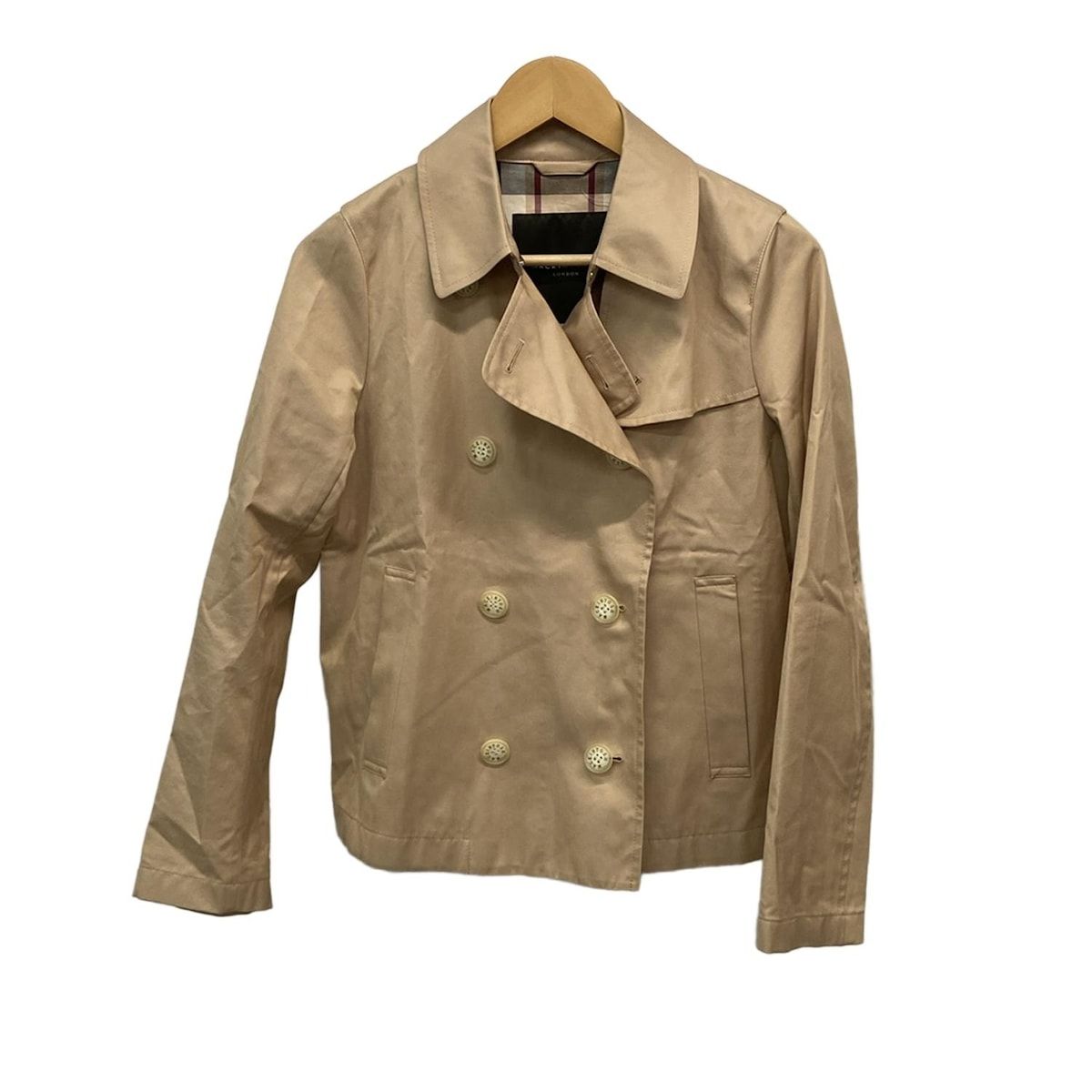 MACKINTOSH LONDON(マッキントッシュロンドン) コート サイズ40 M レディース美品 - ベージュ 長袖/ショート丈/秋/春