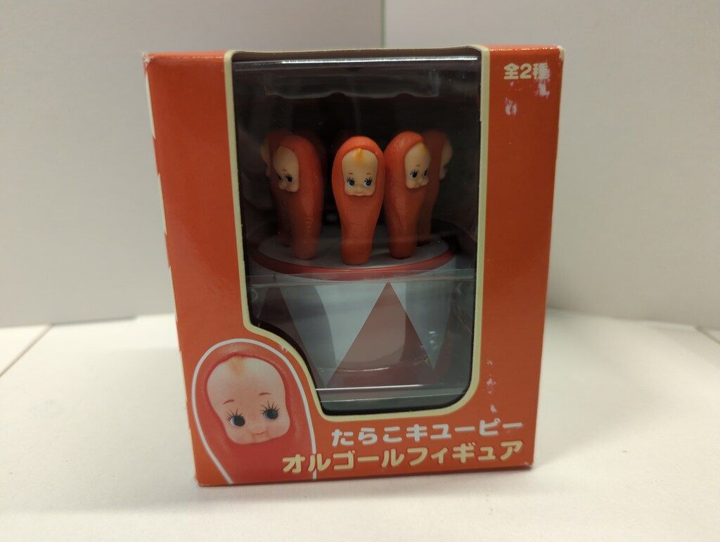 セガ たらこキューピー オルゴールフィギュア （オレンジ箱 / たらこ赤