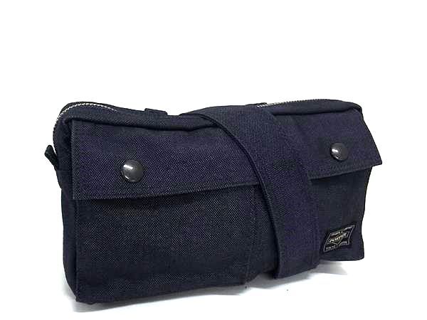 □新品同様□ PORTER ポーター 吉田カバン キャンバス ウエストバッグ 