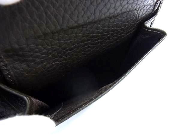 □極美品□ dunhill ダンヒル レザー×キャンバス 二つ折り 財布