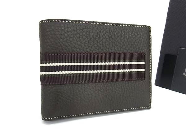 ■極美品■ dunhill ダンヒル レザー×キャンバス 二つ折り 財布 ウォレット 小銭入れ 札入れ カード入れ メンズ ブラウン系 FP9160 □極美品□ dunhill ダンヒル レザー×キャンバス 二つ折り 財布