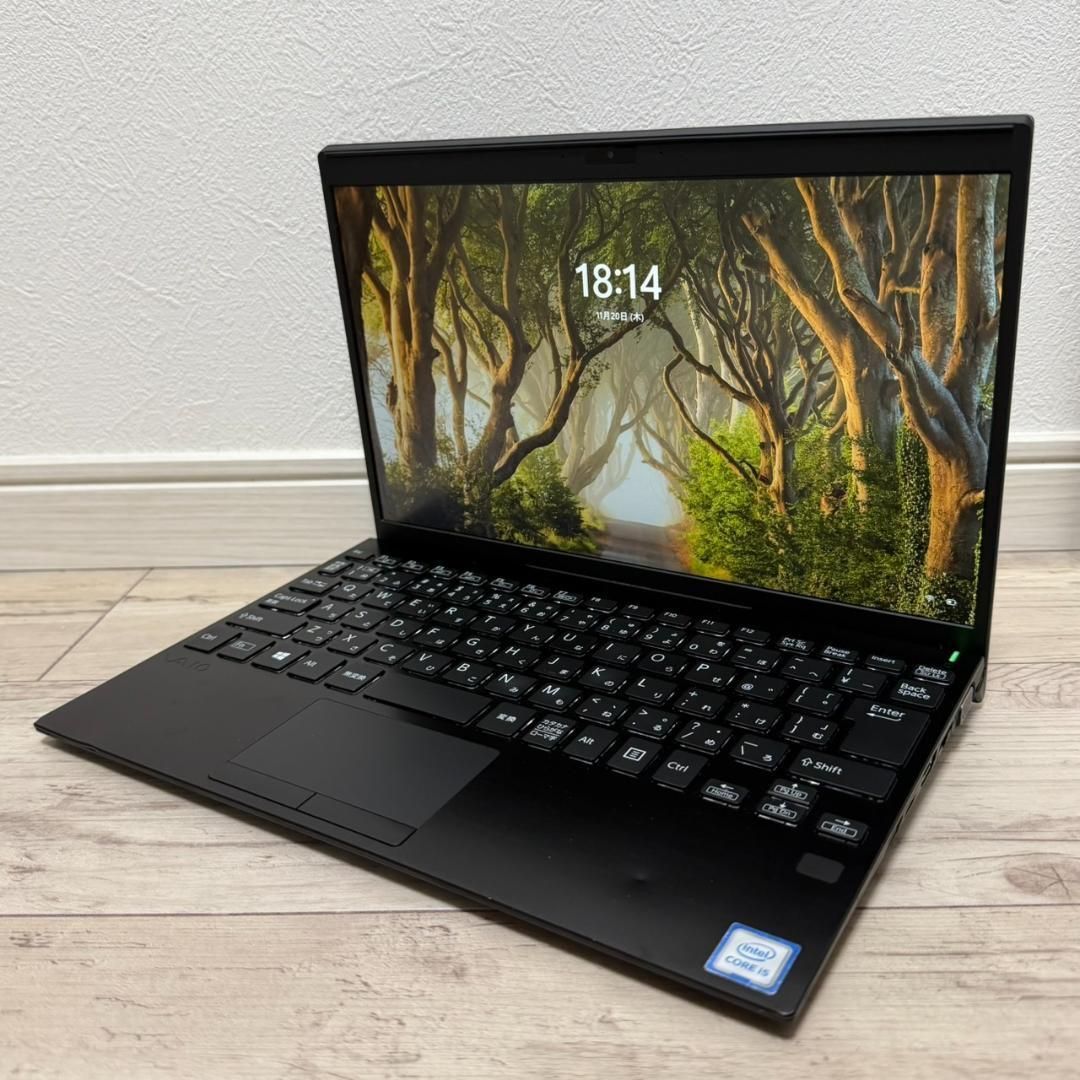 即戦力<!-利用不可文字-!>VAIO Pro Core i5 メモリ8G SSD256GB WPS 