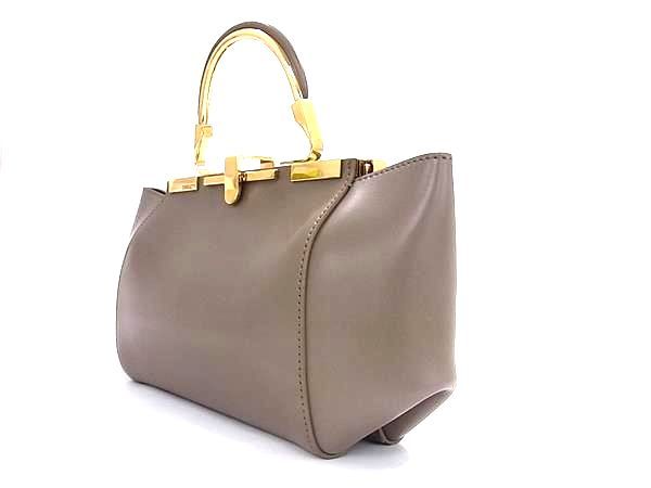 ■美品■ ZANCHETTI ザンチェッティ レザー 2WAY クロスボディ ハンドバッグ ショルダー レディース グレージュ系 FU6813 □美品□ ZANCHETTI ザンチェッティ レザー 2WAY クロスボディ