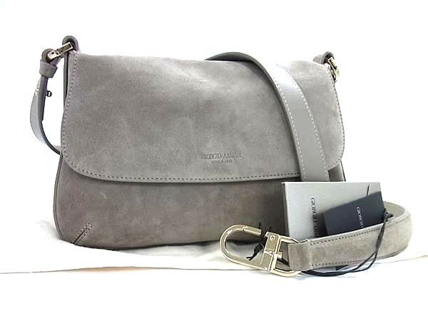 □新品同様□ GIORGIO ARMANI ジョルジオアルマーニ スエード 2WAY 