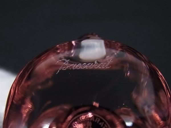  Baccarat バカラ クリスタルガラス ウサギ フィギュリン オブジェ 置物 インテリア クリアピンク系 BT 0180 トースター その他 キッチン 食器