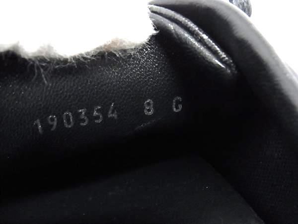 GUCCI グッチ GG柄 PVC×レザー スニーカー 表記サイズ 8 約27 cm 靴 シューズ メンズ ブラック系 FV 4090