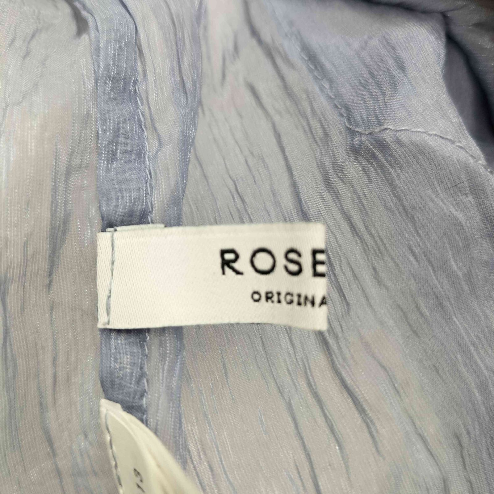 ローズバッド ROSE BUD シアー チャイナシャツ ブラウス レディース 