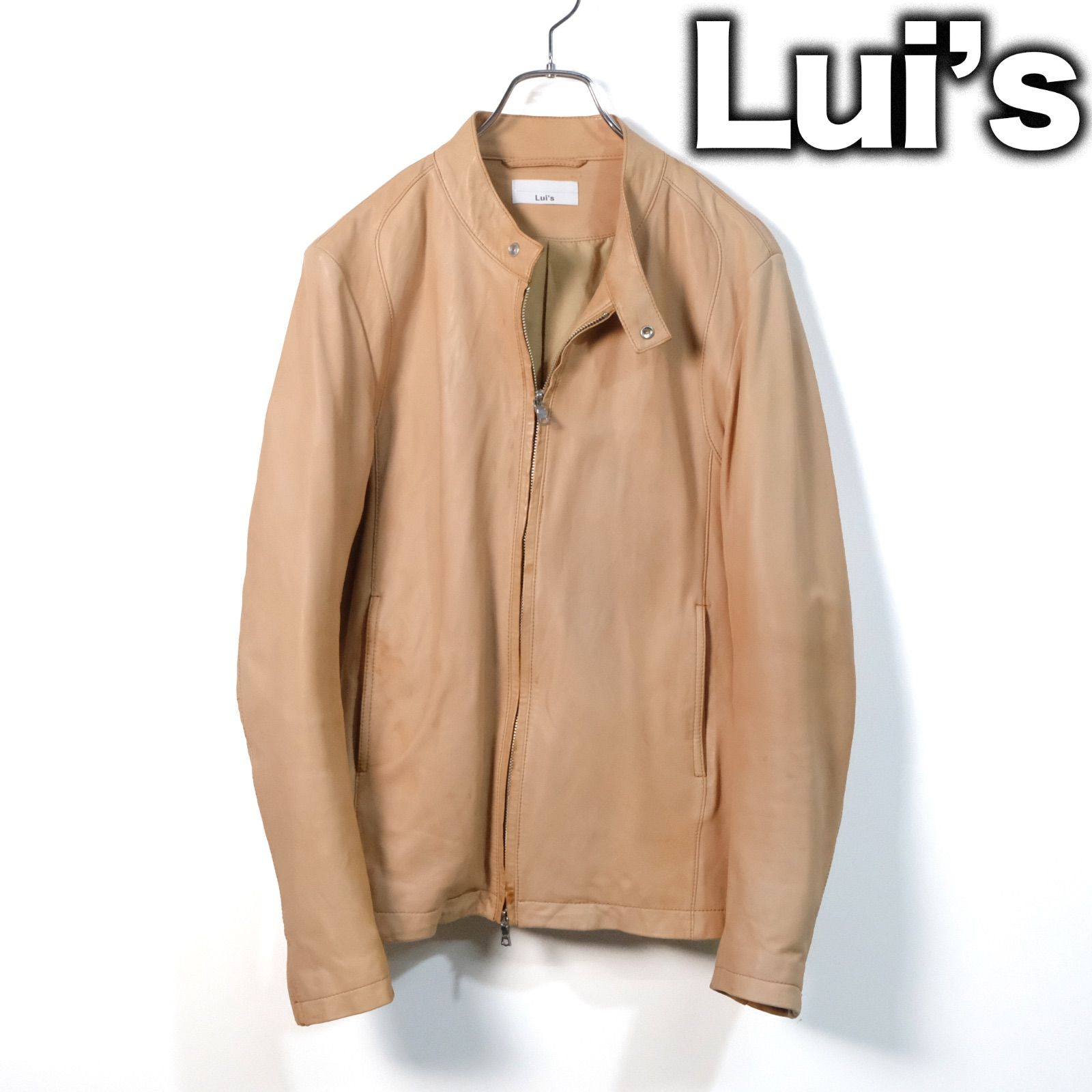 メルカリ内L1点のみ　jent louis レザーブルゾン　（タグ付き） Neucon】ガンフラップZIPレザーブルゾン | Lui's(ルイス)メンズ | PAL