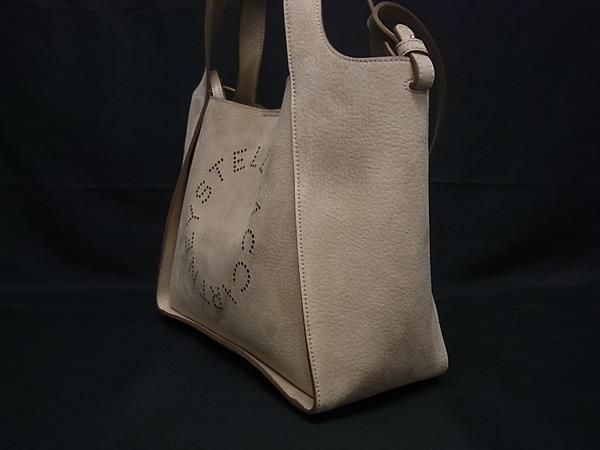  STELLA McCARTNEY ステラ マッカートニー レザー ポーチ付き 2 WAY ハンドバッグ ショルダー ベージュ系 FU 7767 その他 トップス