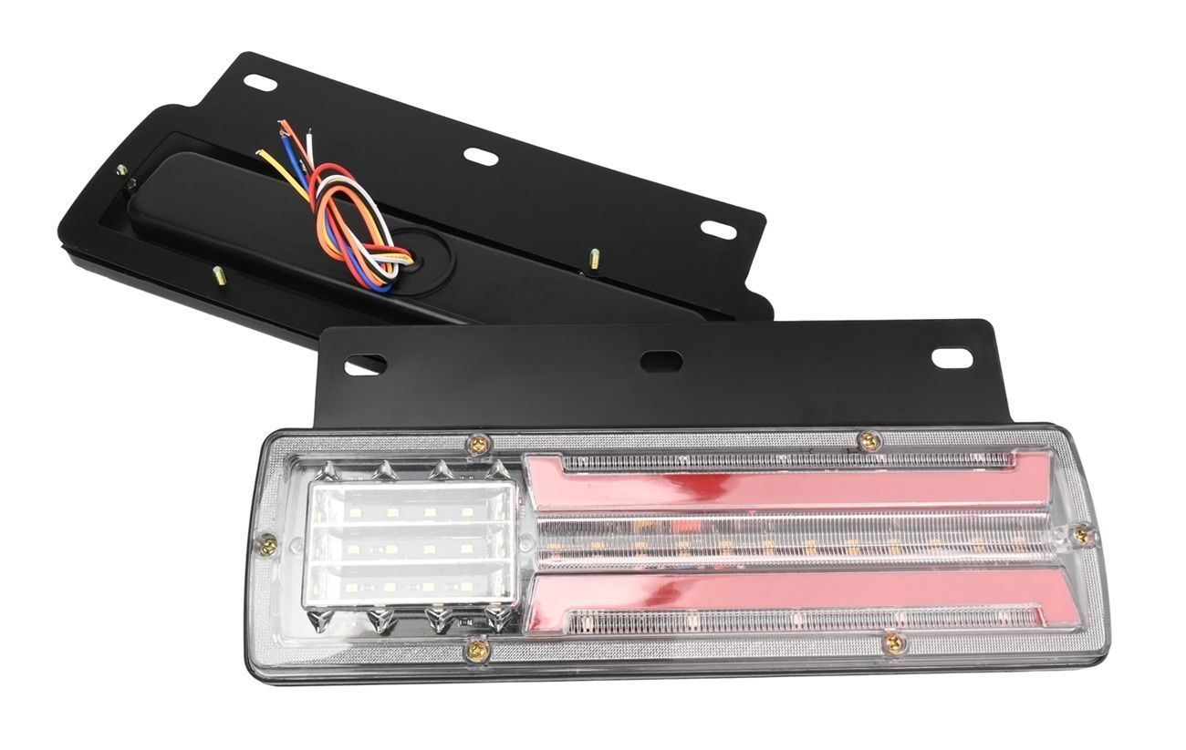 トラック テールランプ 24V LED 3色 | 赤 白 角型 黄 左右 常時点灯 