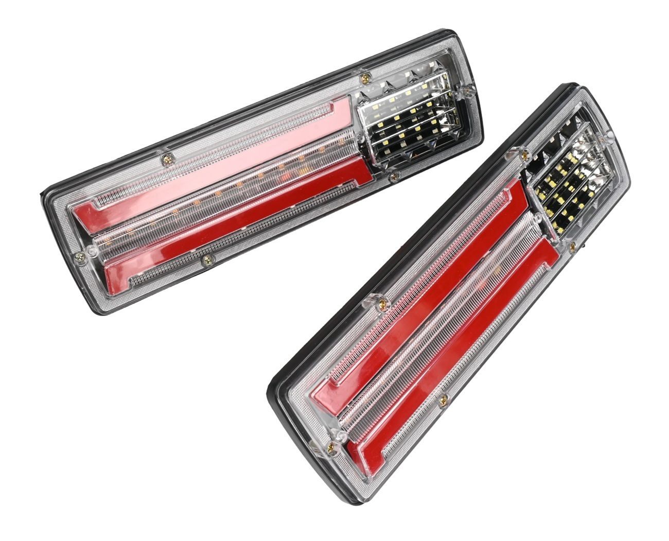トラック テールランプ 24V LED 3色 | 赤 白 角型 黄 左右 常時点灯 