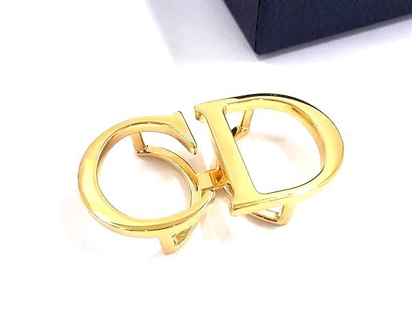 □美品□ ChristianDior クリスチャンディオール CDロゴ バックルのみ