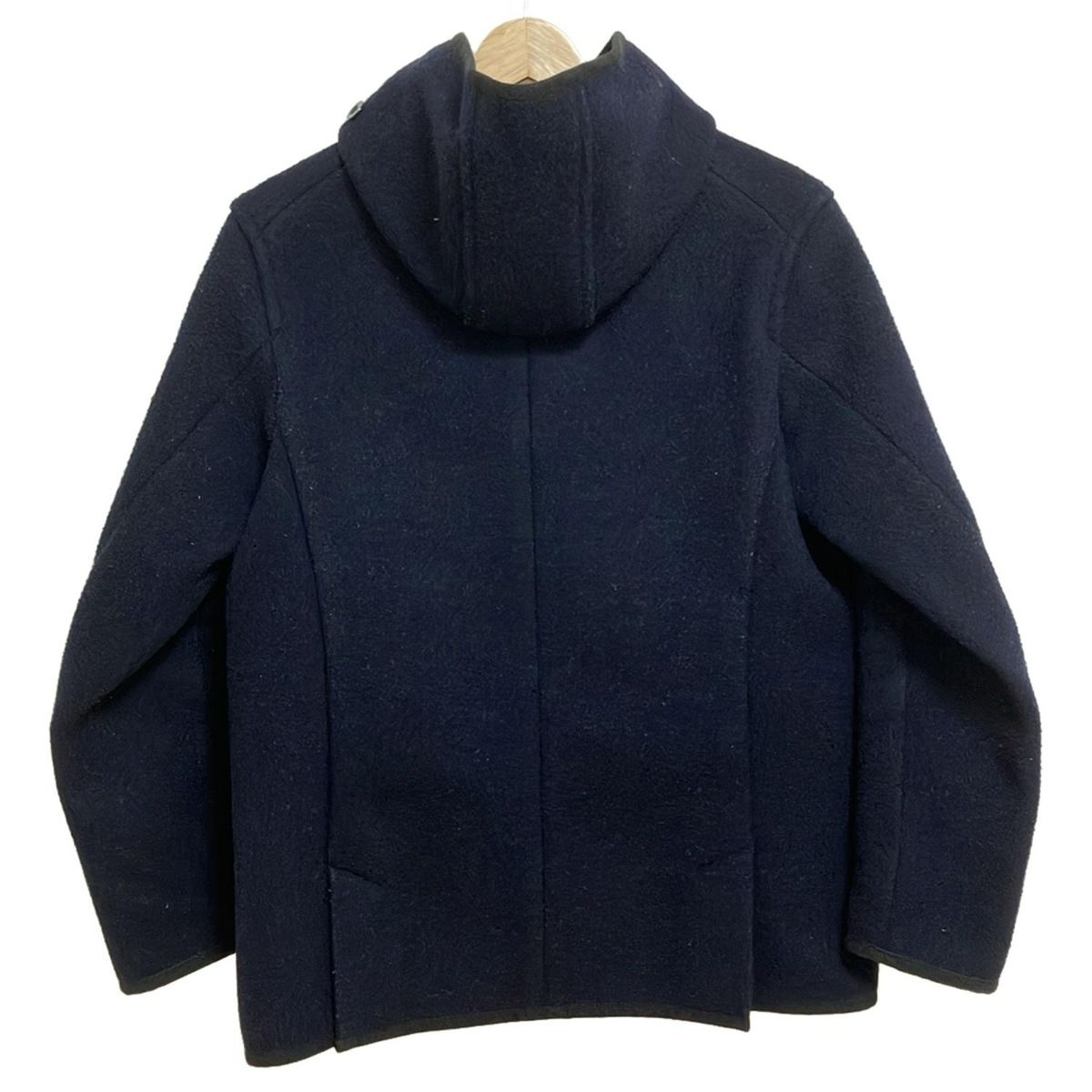 DANTON(ダントン) コート サイズ38 M レディース - ネイビー×黒 長袖