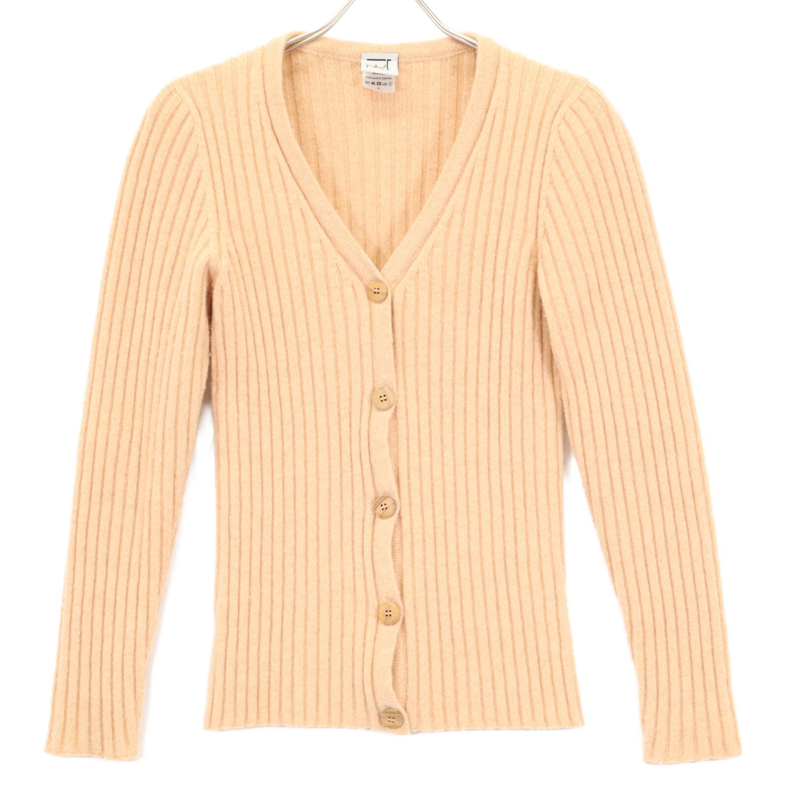 ベースレンジ ﾍﾞｰｼﾞｭ ｳｰﾙ100 ﾆｯﾄｶｰﾃﾞｨｶﾞﾝ Ⅿ