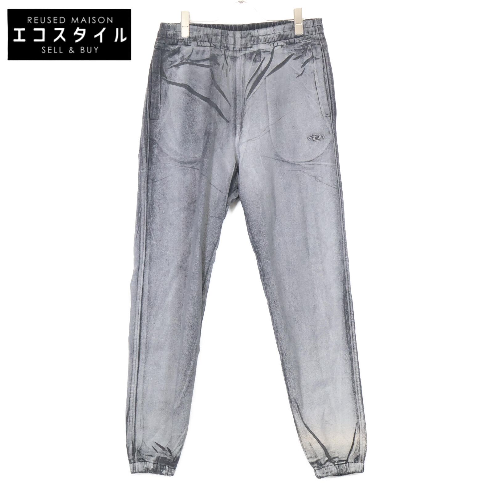 DIESEL ディーゼル A 13166 D-LAB-S TRACK ｳｫｯｼｭｸﾞﾚｰ ｽﾓｰﾙﾛｺﾞ ｼﾞｮｸﾞﾃﾞﾆﾑﾊﾟﾝﾂ Ｓ