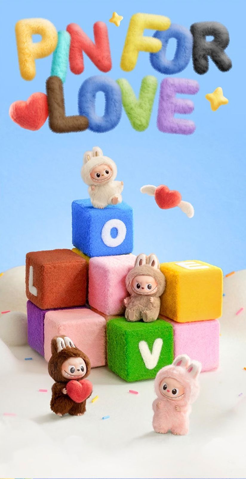 ☆ケース付き！☆正規品 ラブブ 4.0 POP MART The Monsters - PIN FOR