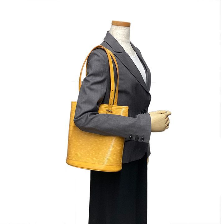 ルイヴィトン エピ バケットPM ショルダーバッグ タッシリイエロー