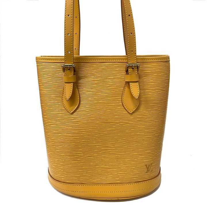 ルイヴィトン エピ バケットPM ショルダーバッグ タッシリイエロー