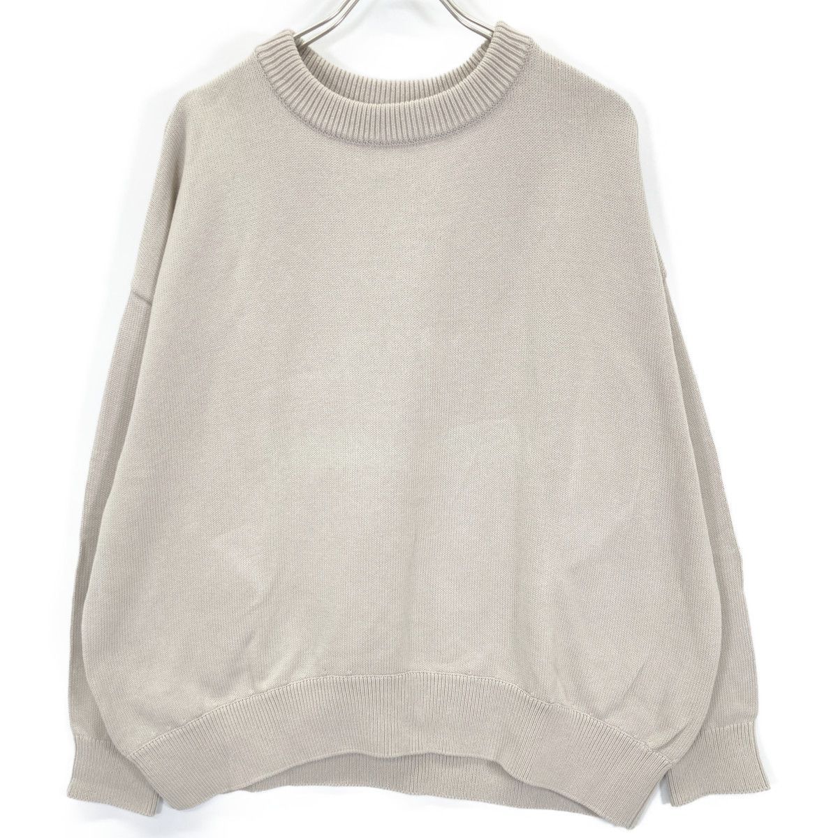 EVERY DAY I LIKE エブリデイアイライク 24 AW 24-080-500-8020-1-0 ﾍﾞｰｼﾞｭ ﾆｯﾄｾｰﾀｰ 表記なし