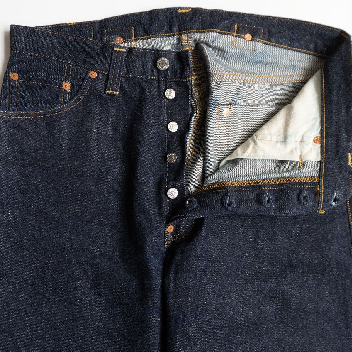 美品濃紺/バレンシア製】 LEVI'S 【201XX ビッグE デニムパンツ 】36