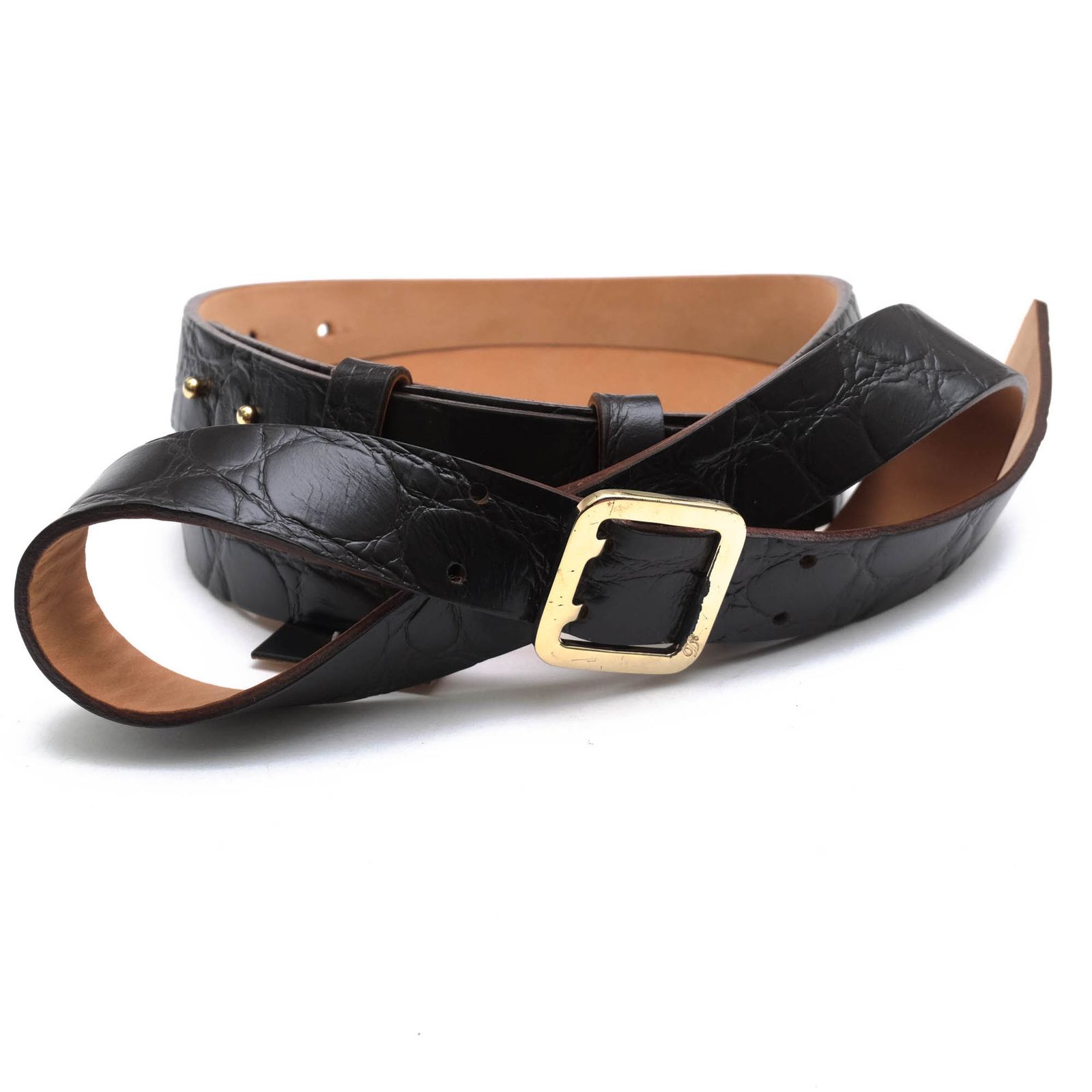 DSQUARED2 ブラウンレザーベルト Lady バックル DSQUARED2 ブラウン