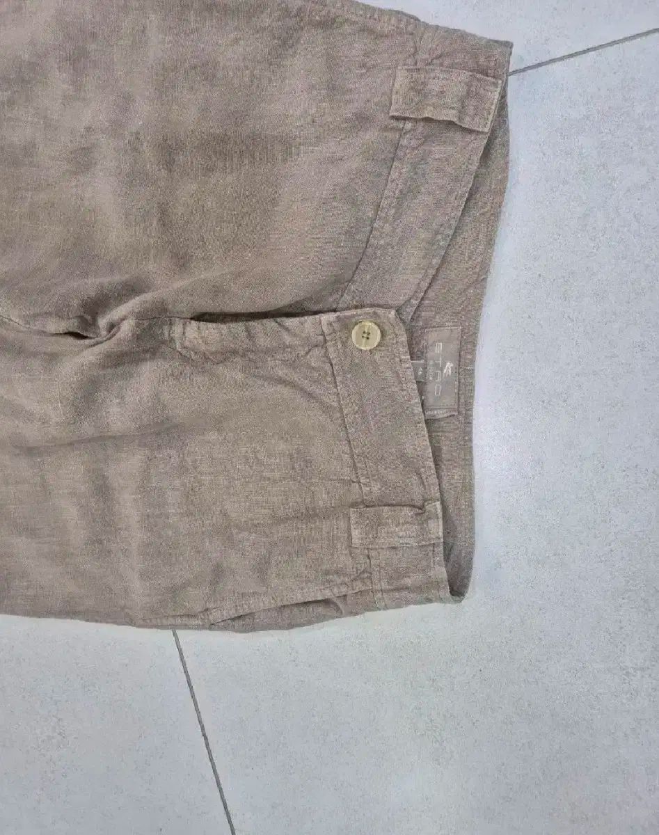エトロ リネン ブレンド ズボン ベージュ