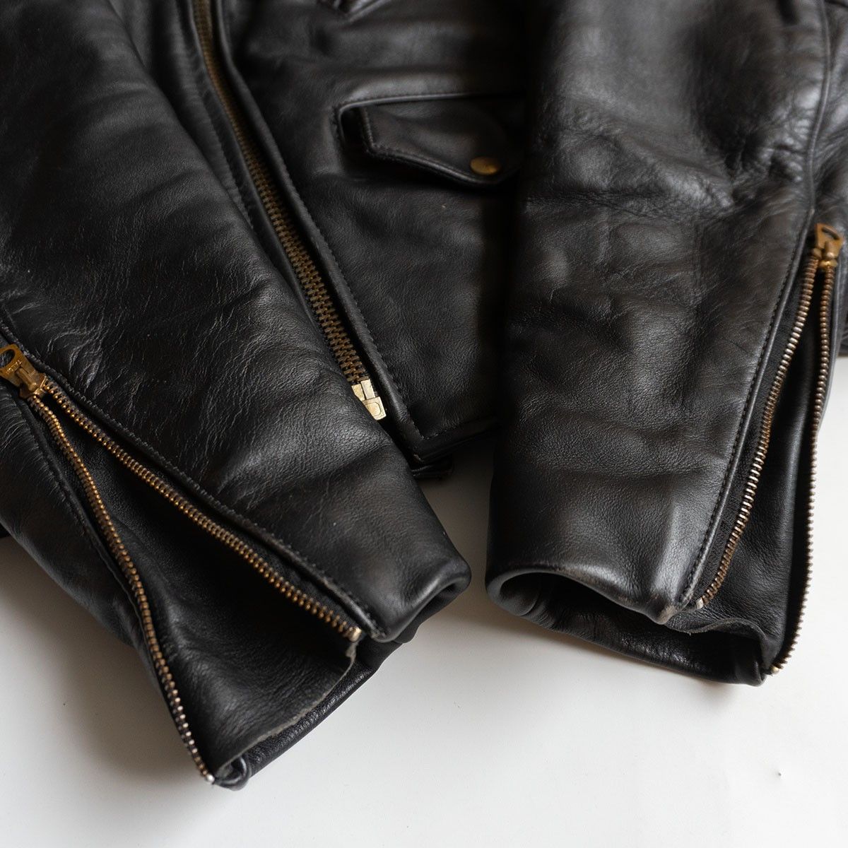 美品】 VANSON 【C2 ダブルライダース ジャケット】38 レザー USA製 