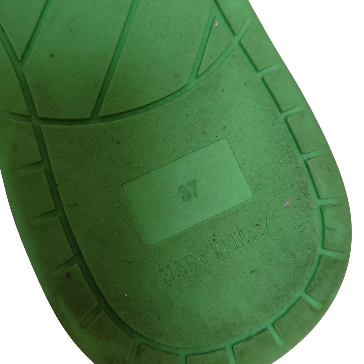  FENDI フェンディ ミュール 37 レディース - ライトグリーン ウェッジソール ss 23年 レザー ミュール サンダル ミュール