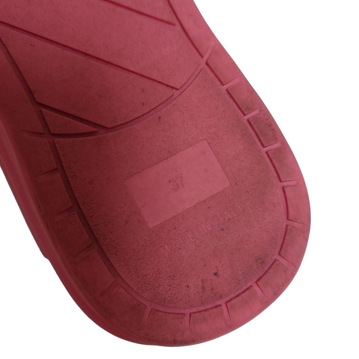  FENDI フェンディ ミュール 37 レディース - ピンク ウェッジソール SS 23年 レザー ミュール サンダル ミュール