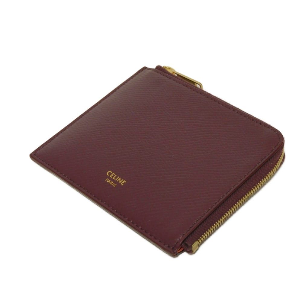 CELINE セリーヌ カードホルダー ジップパース ライチ コインパース