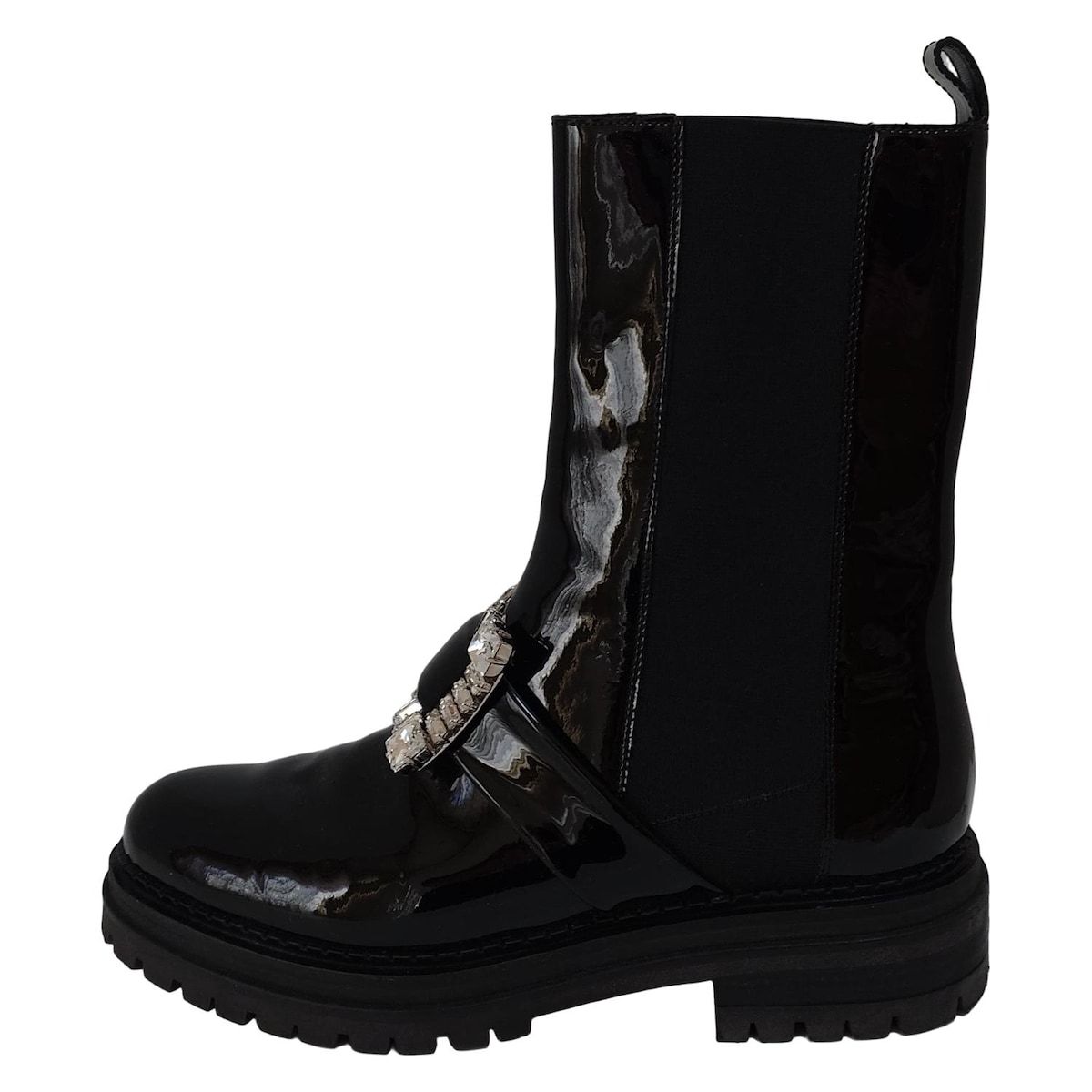 sergio rossi(セルジオロッシ) ショートブーツ 38 レディース - 黒