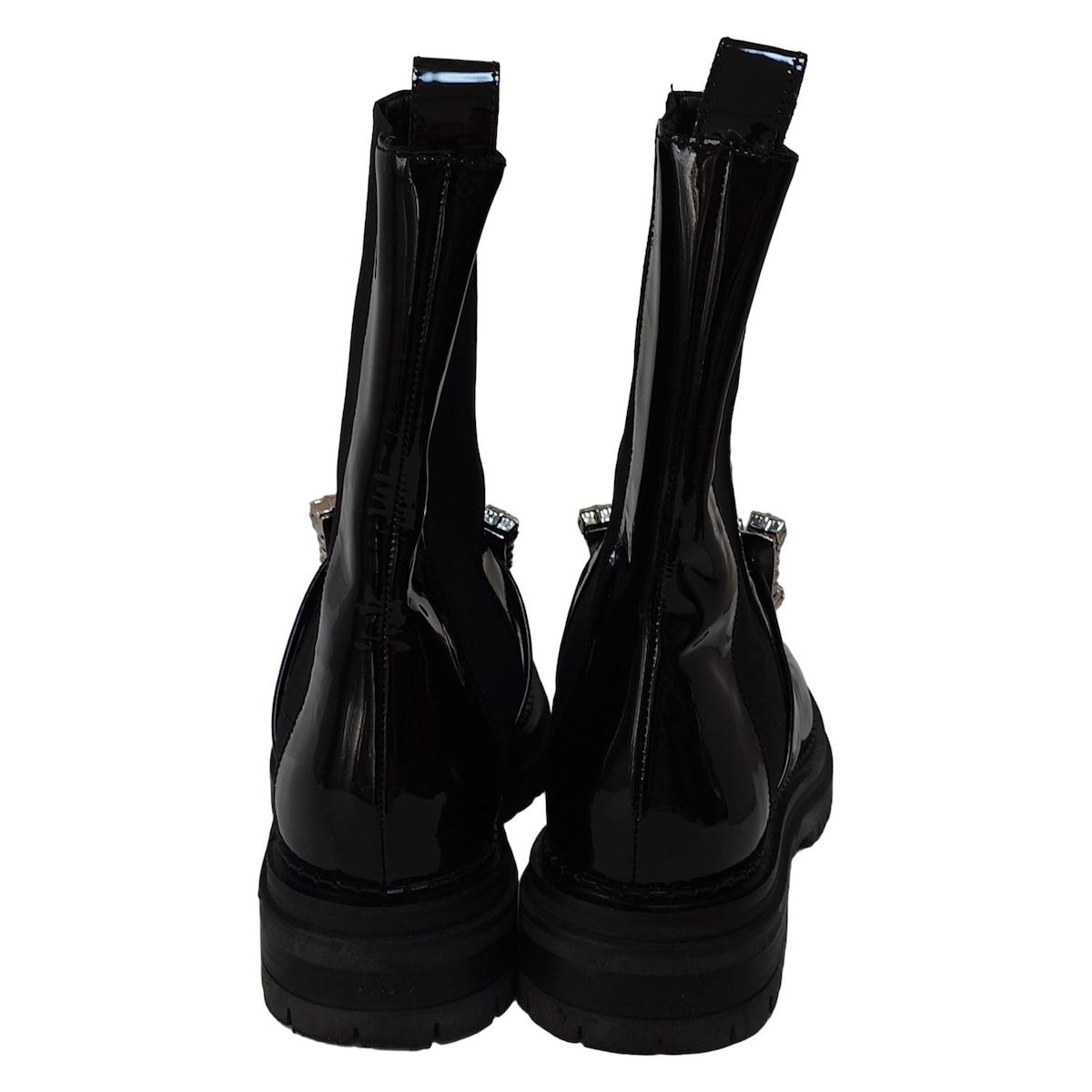 sergio rossi(セルジオロッシ) ショートブーツ 38 レディース - 黒