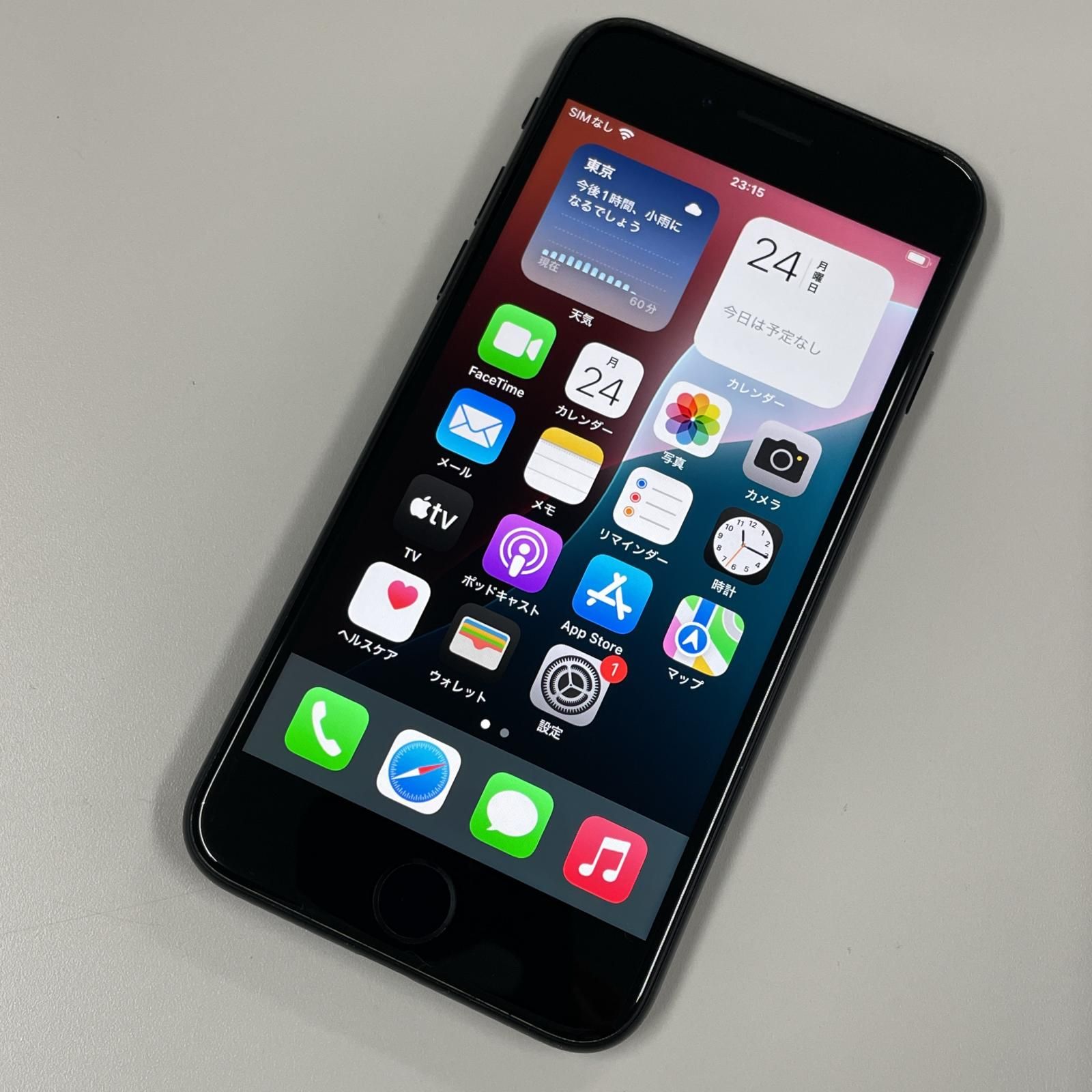 iPhone 64GB au ミッドナイト SE 第3世代 SE（第3世代） Apple MMYC3J⁄A