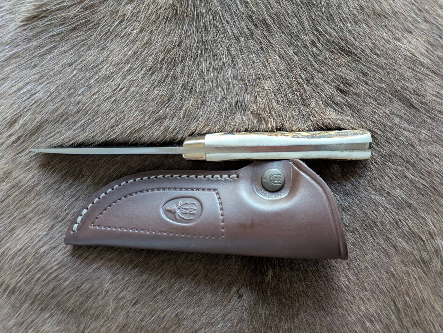  鹿角 ムエラ KODIAK 10 A コディアック 100 mm スタッグハンドル シースナイフ ナイフ ツール アウトドア