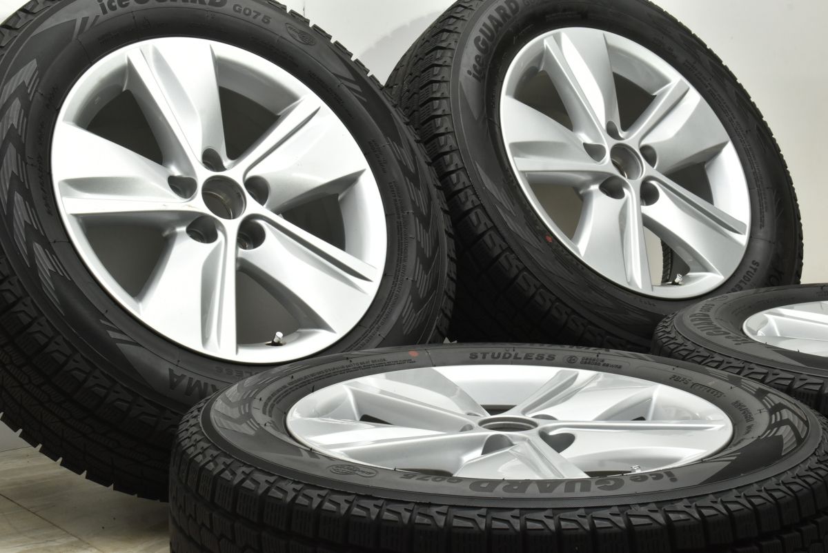 バリ溝 トヨタ 60 ハリアー 17 in 7 J 39 PCD 114 3 ヨコハマ アイスガード G 075 225 65 R RAV 4 ヴァンガード スタッドレス