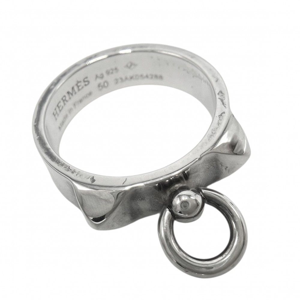 エルメス 指輪 レディース コリエドシアンリング ジュエリー 小物 HERMES シルバー925 約10号 シルバー 約4.5 g 品