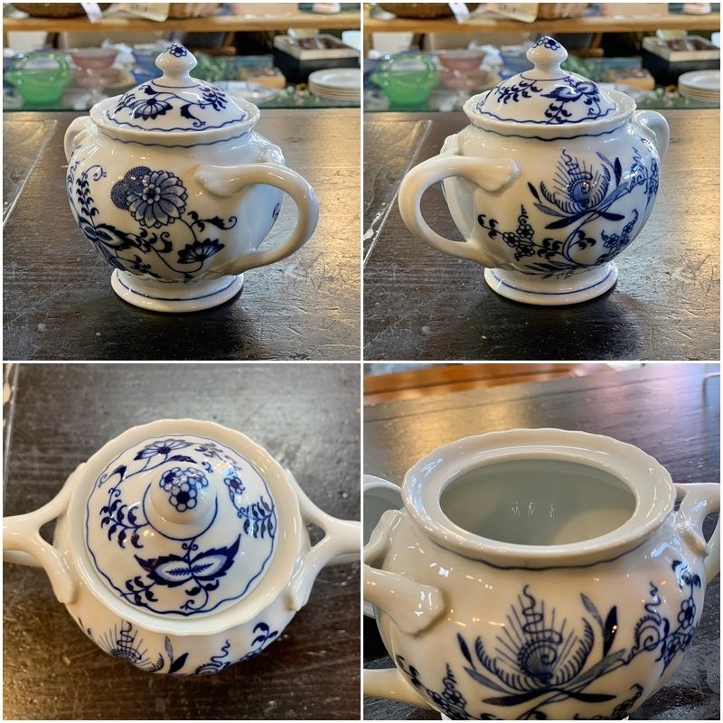 ブルーダニューブ カップ 皿 シュガーポット クリーマー セット まとめ売り レトロ ブルーダニューブ Blue Danube シュガーポット クリーマー L