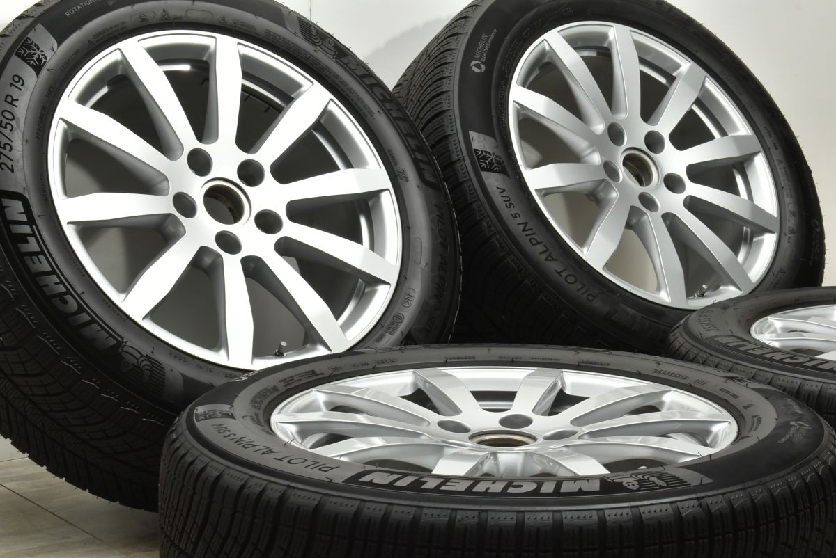 バリ溝 ポルシェ 9 Y 0 カイエン S 19 in 8 5 J 47 54 PCD 130 ミシュラン パイロットアルペン5 SUV 255 55 R 275 50