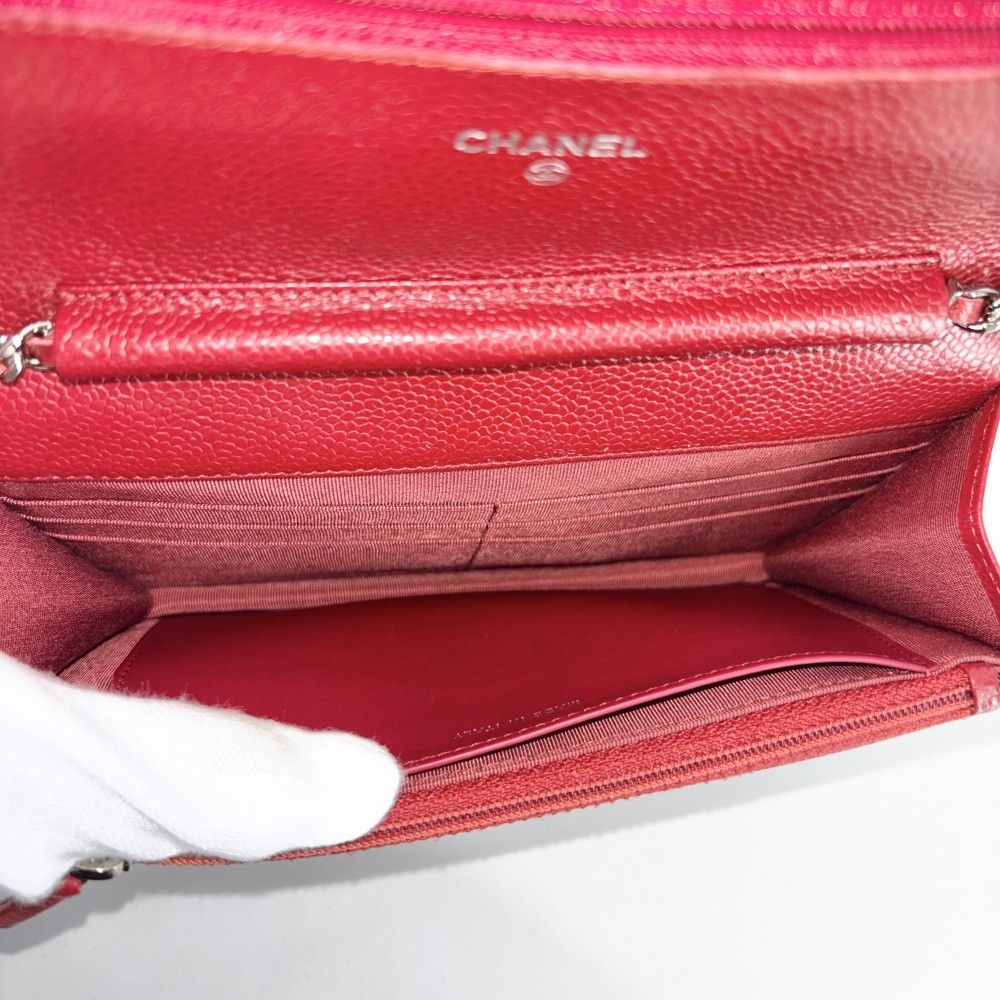 赤 シルバー金具