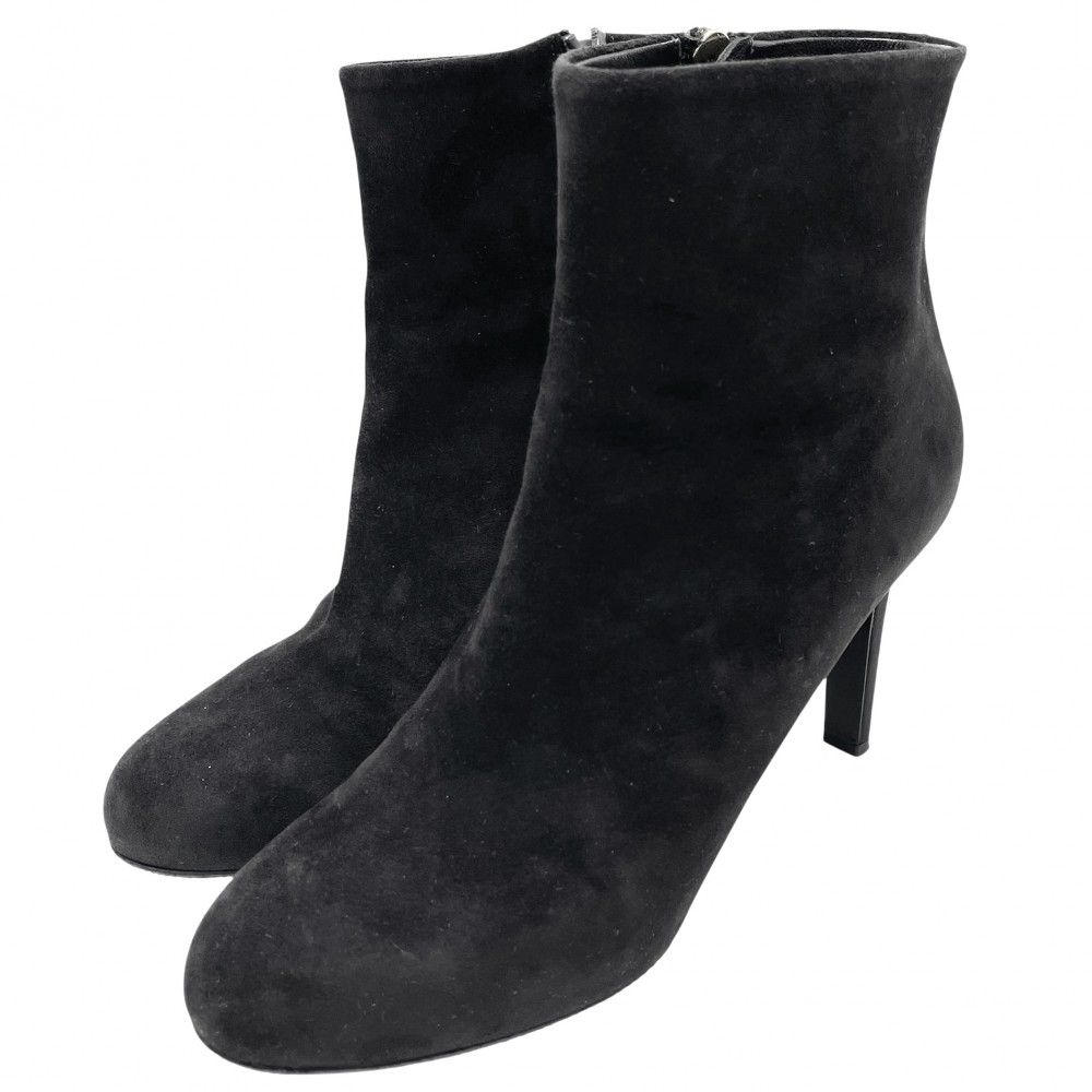 シャネル ブーツ レディース サイドジップ ショートブーツ ココマーク